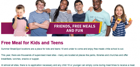 FREE Meals for Children under 18 – Children’s Meals Website for COVID-19 School Closures